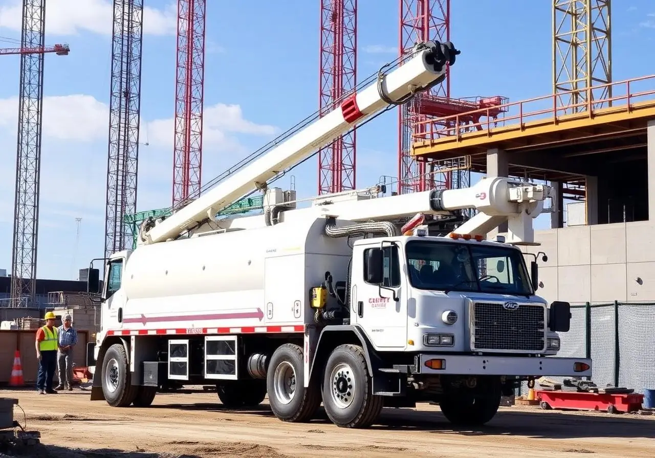 Locação de bombas de concreto
